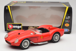 Ferrari 250 Testa Rossa Červený Replacement Box Bburago 1:18 3007-R2 Kov – obrázek 8 z 8