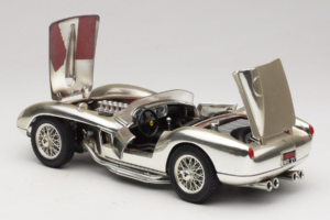 Ferrari 250 Testa Rossa Chrome Stříbrný Bburago 1:18 3007-C1 Kov – obrázek 5 z 8