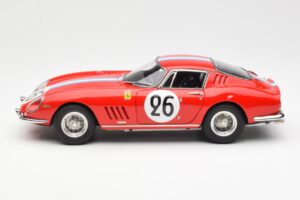 Ferrari 275 GTB Competizione #26 G. Biscaldi / A. de Bourbon Team Hugus 24 Hours of Le Mans 1966 CMC 1:18 M-199 Kov – obrázek 3 z 6