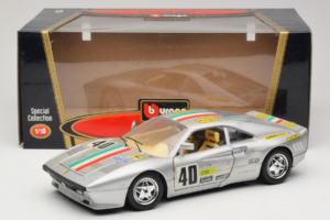 Ferrari 288 GTO #40 Stříbrný 1984 Bburago 1:18 3027-S1 Kov – obrázek 8 z 8