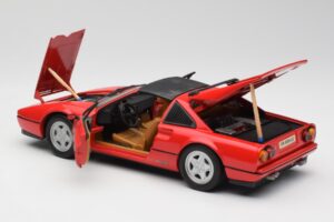 Ferrari 328 GTS Červený Anson 1:18 TY11078 Kov – obrázek 5 z 8