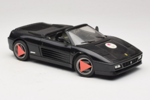 Ferrari 348 Spider Černý Mira 1:18 6181 Kov – obrázek 6 z 8