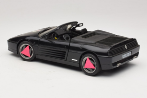 Ferrari 348 Spider Černý Mira 1:18 6181 Kov – obrázek 7 z 8