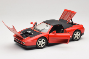 Ferrari 348 Spider Červený Mira 1:18 6180 Kov – obrázek 2 z 8