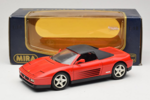 Ferrari 348 Spider Červený Mira 1:18 6180 Kov – obrázek 8 z 8