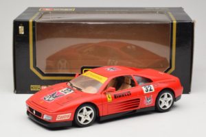 Ferrari 348 TB #32 Pirelli Červený 1989 Bburago 1:18 3039-P1 Kov – obrázek 8 z 8