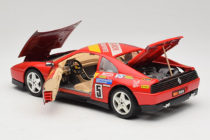 Ferrari 348 TB #5 Monroe Červený 1989 Bburago 1:18 3039-M1 Kov – obrázek 5 z 8