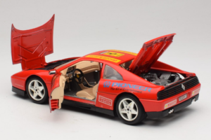Ferrari 348tb Pirelli Červený Bburago 1:18 3039-P2 Kov – obrázek 5 z 8