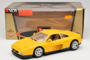 Ferrari 348 TB Žlutý Replacement Box Bburago 1:18 3039-R2 Kov – obrázek 8 z 8