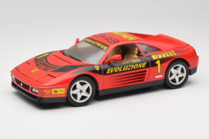 Ferrari 348 ts Evoluzione #1 Červený Mira 1:18 6112 Kov