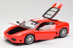 Ferrari 360 Challenge Stradale Červený Hot Wheels 1:18 C0407 Kov – obrázek 2 z 8