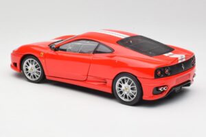 Ferrari 360 Challenge Stradale Červený Hot Wheels 1:18 C0407 Kov – obrázek 7 z 8
