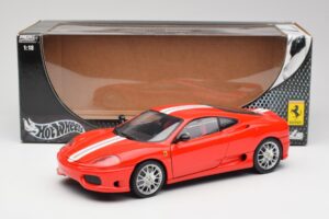 Ferrari 360 Challenge Stradale Červený Hot Wheels 1:18 C0407 Kov – obrázek 8 z 8