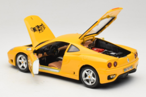 Ferrari 360 Modena 25 Jahre FMC Žlutý Bburago 1:18 3358-Y1 Kov – obrázek 5 z 8