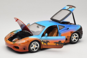 Ferrari 360 Modena Bracio Gotz Running Horses Livery Bburago 1:18 3358-B1 Kov – obrázek 2 z 8
