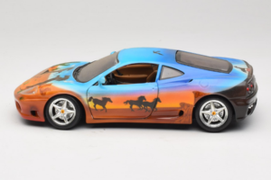 Ferrari 360 Modena Bracio Gotz Running Horses Livery Bburago 1:18 3358-B1 Kov – obrázek 4 z 8