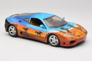 Ferrari 360 Modena Bracio Gotz Running Horses Livery Bburago 1:18 3358-B1 Kov – obrázek 6 z 8