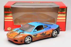 Ferrari 360 Modena Bracio Gotz Running Horses Livery Bburago 1:18 3358-B1 Kov – obrázek 8 z 8