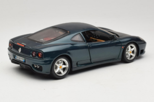 Ferrari 360 Modena Tmavě Zelený Metalíza Bburago 1:18 3358-G2 Kov – obrázek 2 z 7