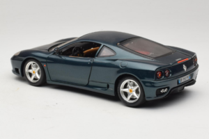 Ferrari 360 Modena Tmavě Zelený Metalíza Bburago 1:18 3358-G2 Kov – obrázek 6 z 7
