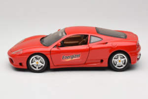 Ferrari 360 Modena Energizer Červený Bburago 1:18 3358-P3 Kov – obrázek 4 z 8