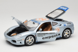 Ferrari 360 Modena Expert #1 Stříbrný Bburago 1:18 3348-S1 Kov – obrázek 2 z 8
