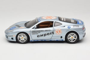 Ferrari 360 Modena Expert #1 Stříbrný Bburago 1:18 3348-S1 Kov – obrázek 4 z 8