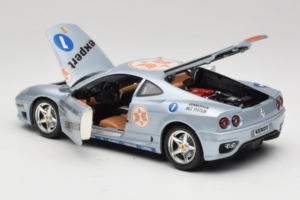 Ferrari 360 Modena Expert #1 Stříbrný Bburago 1:18 3348-S1 Kov – obrázek 5 z 8