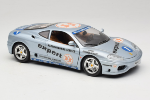 Ferrari 360 Modena Expert #1 Stříbrný Bburago 1:18 3348-S1 Kov – obrázek 6 z 8