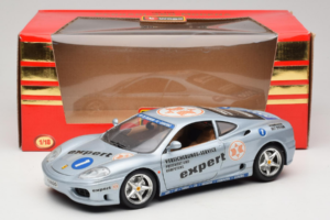 Ferrari 360 Modena Expert #1 Stříbrný Bburago 1:18 3348-S1 Kov – obrázek 8 z 8