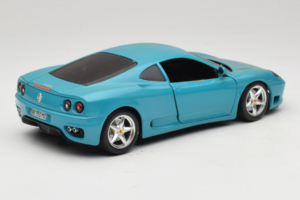 Ferrari 360 Modena Migros Limitovaná Edice 333 ks Modrý Bburago 1:18 3358-G1 Kov – obrázek 3 z 8