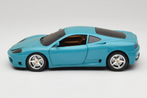 Ferrari 360 Modena Migros Limitovaná Edice 333 ks Modrý Bburago 1:18 3358-G1 Kov – obrázek 4 z 8