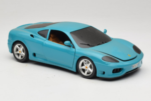 Ferrari 360 Modena Migros Limitovaná Edice 333 ks Modrý Bburago 1:18 3358-G1 Kov – obrázek 6 z 8