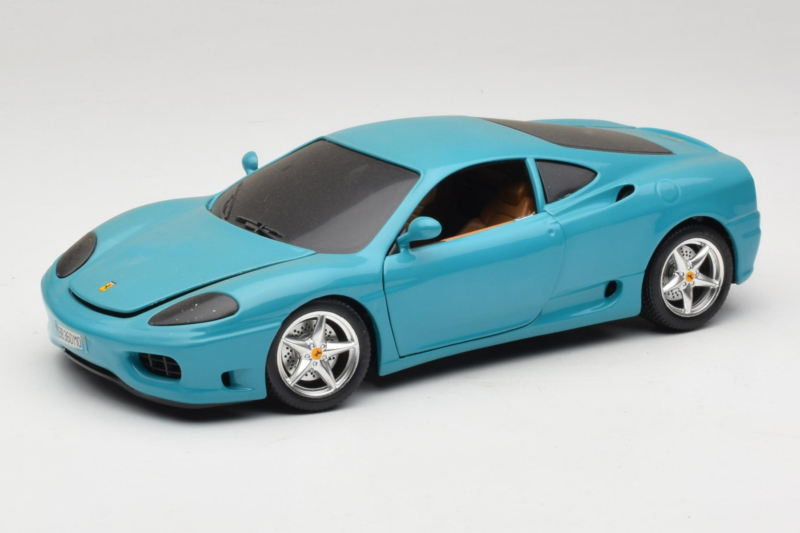 Ferrari 360 Modena Migros Limitovaná Edice 333 ks Modrý Bburago 1:18 3358-G1 Kov
