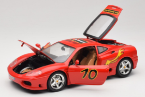 Ferrari 360 Modena #10 5 Jahre IG Bburago Červený Bburago 1:18 3358-P2 Kov – obrázek 2 z 8