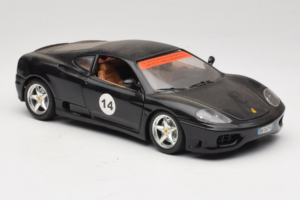 Ferrari 360 Modena #14 Černý Limitovaná Edice Bburago 1:18 3368-B1 Kov – obrázek 6 z 8