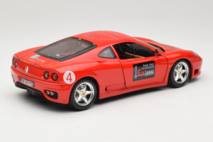 Ferrari 360 Modena Bevro International #4 Limitovaná Edice 111 ks Červený Bburago 1:18 3358-P1 Kov – obrázek 3 z 8