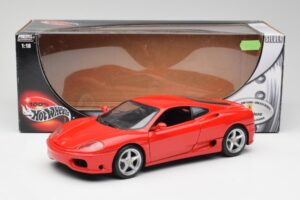 Ferrari 360 Modena Červený Hot Wheels 1:18 25736 Kov – obrázek 8 z 8
