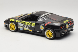 Ferrari 360 Modena Rentabel #314 Gagliardi Černý Bburago 1:18 3378-B1 Kov – obrázek 7 z 8