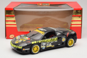 Ferrari 360 Modena Rentabel #314 Gagliardi Černý Bburago 1:18 3378-B1 Kov – obrázek 8 z 8