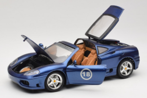 Ferrari 360 Modena Targa Limitovaná Edice 333 ks Fialový Metalíza Bburago 1:18 3348-F1 Kov – obrázek 2 z 8