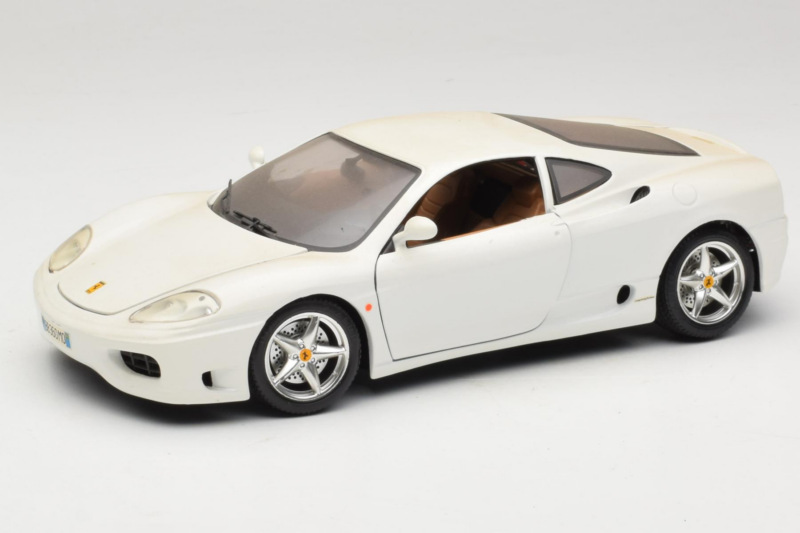 Ferrari 360 Modena Bílý Bburago 1:18 3368-W1 Kov