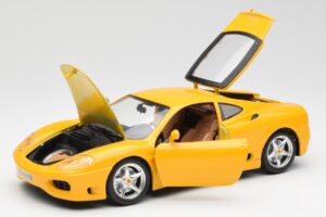 Ferrari 360 Modena Žlutý Bburago 1:18 3368 Kov – obrázek 2 z 8