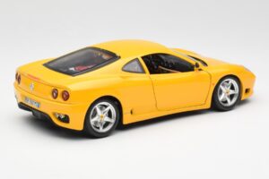 Ferrari 360 Modena Žlutý Bburago 1:18 3368 Kov – obrázek 3 z 8