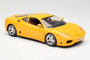 Ferrari 360 Modena Žlutý Bburago 1:18 3368 Kov – obrázek 6 z 8