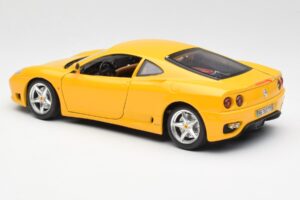 Ferrari 360 Modena Žlutý Bburago 1:18 3368 Kov – obrázek 7 z 8
