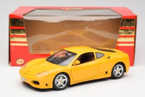 Ferrari 360 Modena Žlutý Bburago 1:18 3368 Kov – obrázek 8 z 8