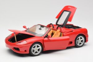 Ferrari 360 Spider Červený Hot Wheels 1:18 FER129 Kov – obrázek 2 z 8