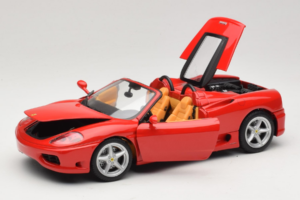 Ferrari 360 Spider Červený Hot Wheels 1:18 27774-M1 Kov – obrázek 2 z 8