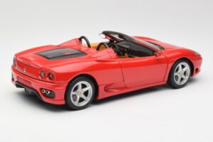 Ferrari 360 Spider Červený Hot Wheels 1:18 FER129 Kov – obrázek 3 z 8